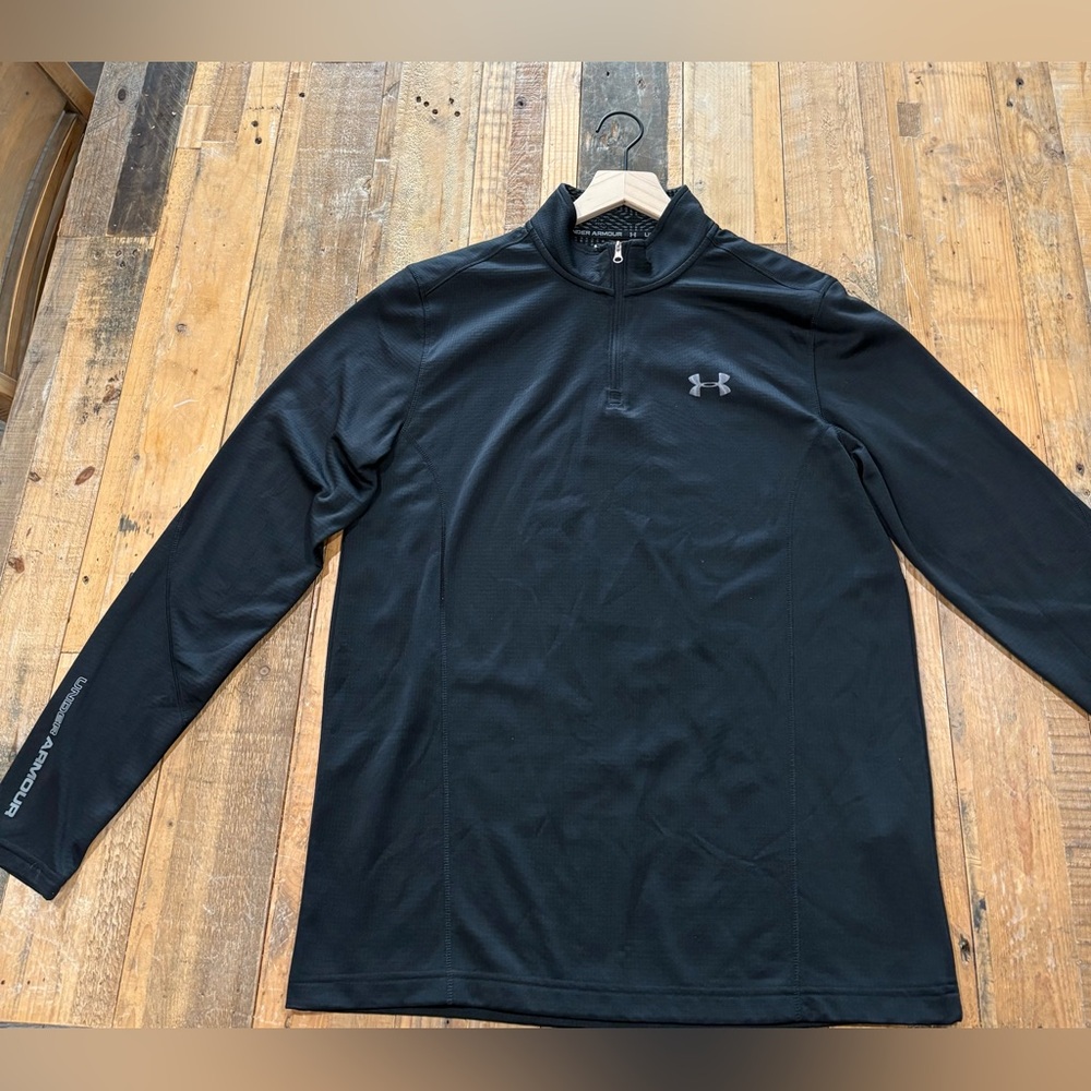 Under Armour Black ColdGear Half Zip
